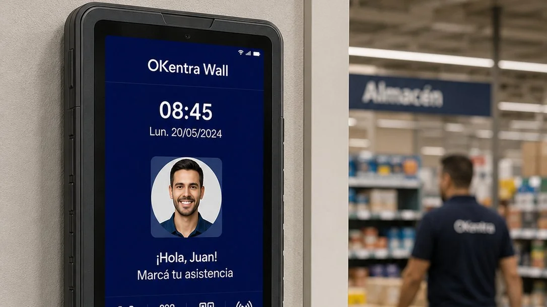OKentra Wall en comercio y logística